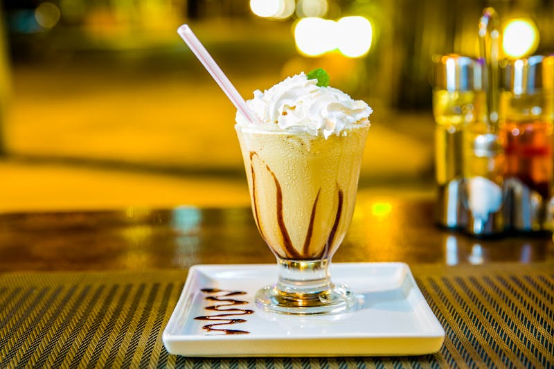 Creamy Milkshake — thick shake at Wings over